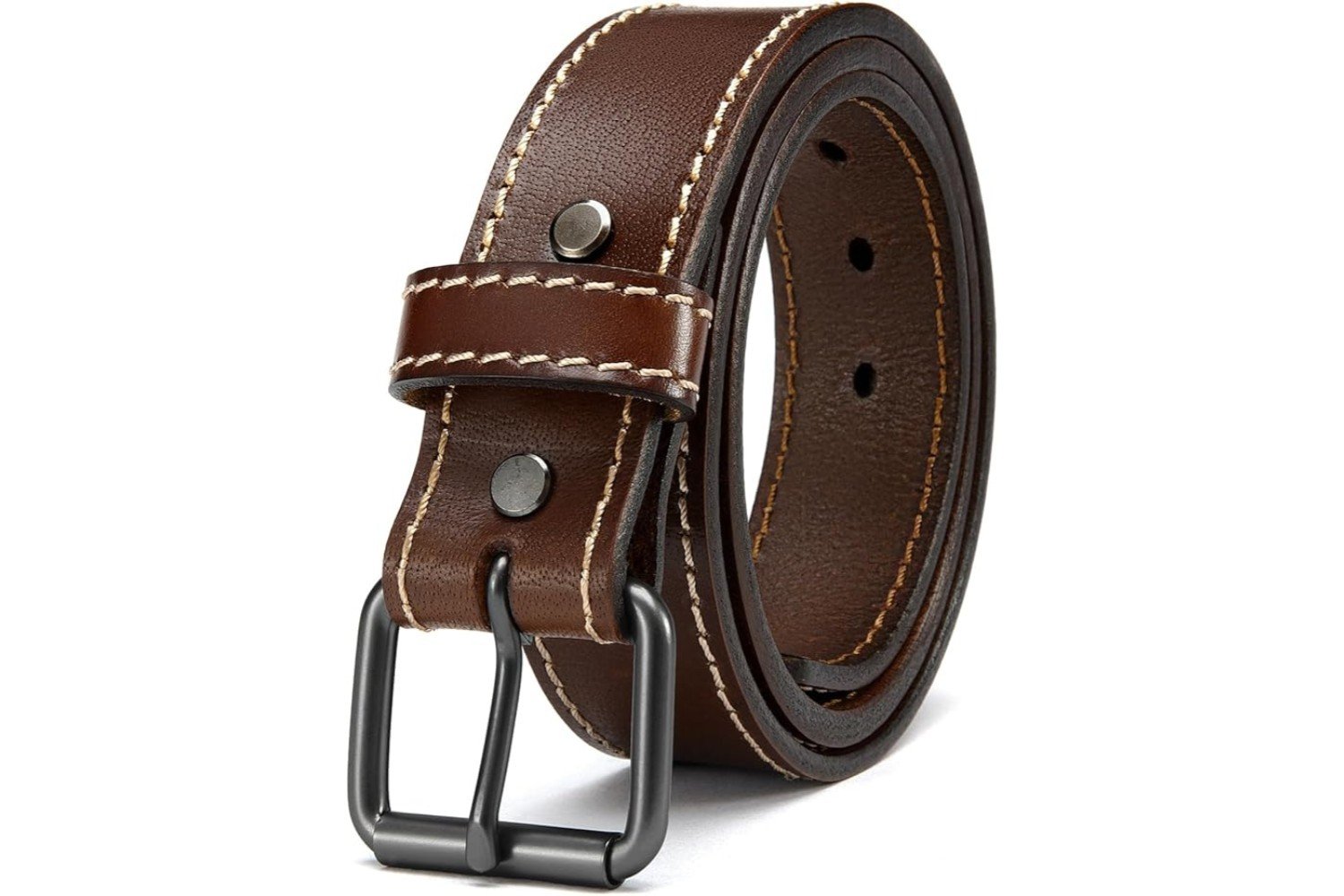 Leather Gun Belt for Men Heavy Duty Belt